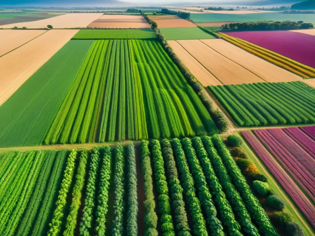 Agroturismo en Uruguay: Huertas orgánicas en armonía, con cultivos prósperos y comunidad unida