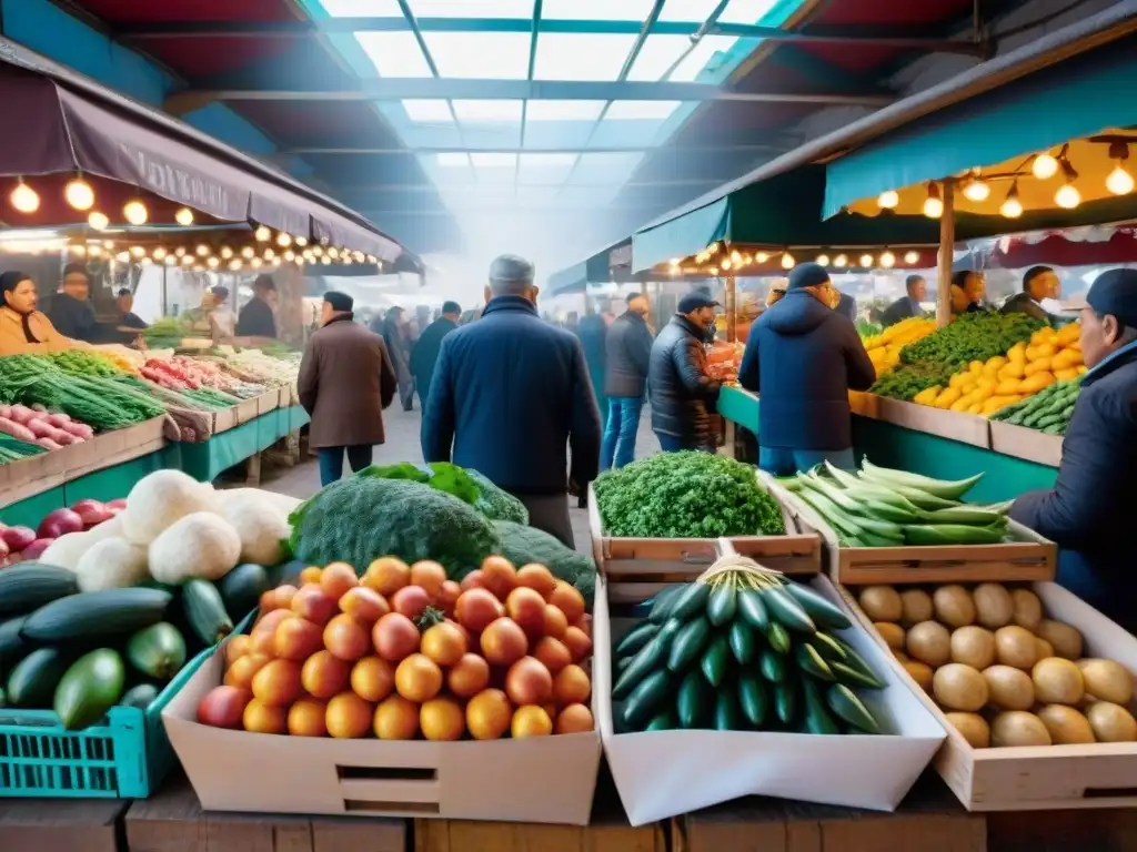 Explora la animada atmósfera del Mercado Agrícola de Montevideo, con su variada gastronomía y ambiente comunitario