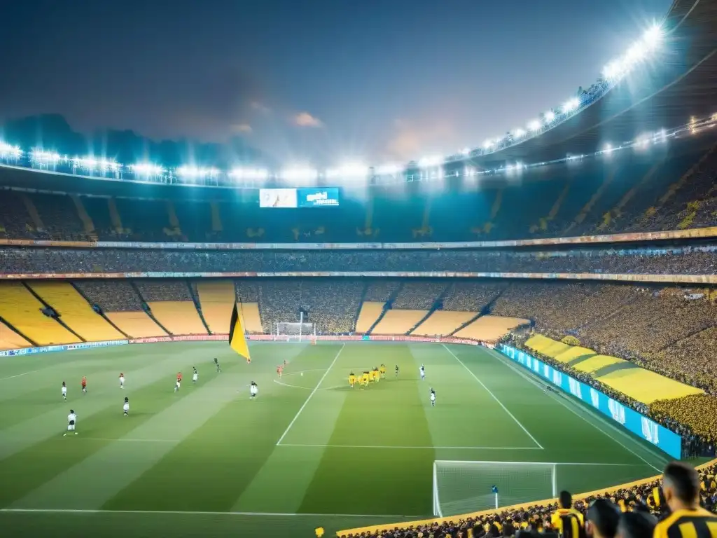 Apasionante partido Peñarol vs Nacional en Estadio Centenario