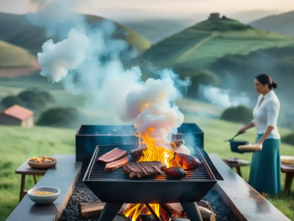 Un asado tradicional uruguayo en el campo, con sabores del interior uruguayo experiencias