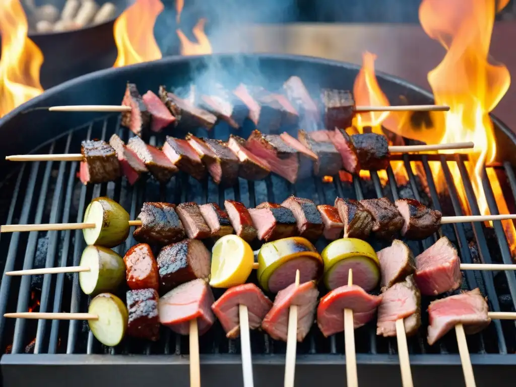 Un asado tradicional uruguayo con sabores secretos de Uruguay