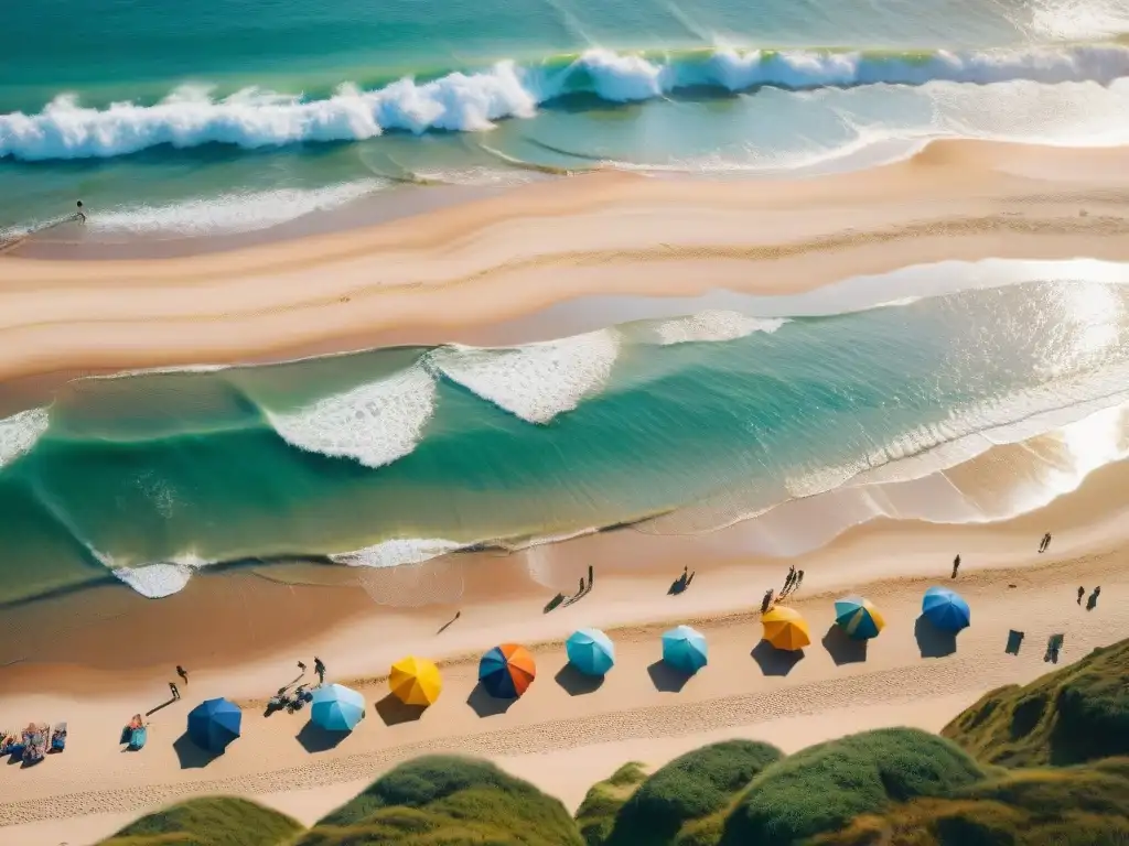 Un atardecer mágico en una playa de Uruguay, donde se practica el turismo responsable