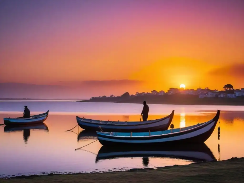 Fotografía del atardecer en Uruguay con técnicas avanzadas, reflejando la magia de sus puestas de sol