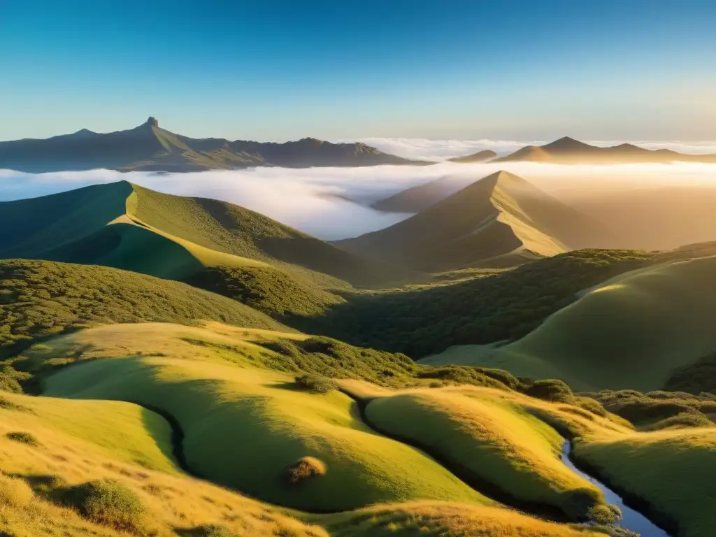 Explora la aventura en la naturaleza de Cerro Largo, Uruguay, al amanecer