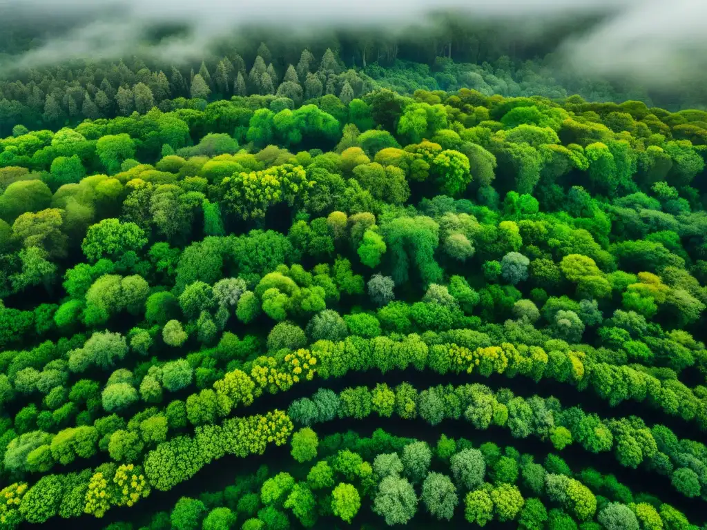 Un bosque biodiverso y soleado en una reserva natural de Uruguay