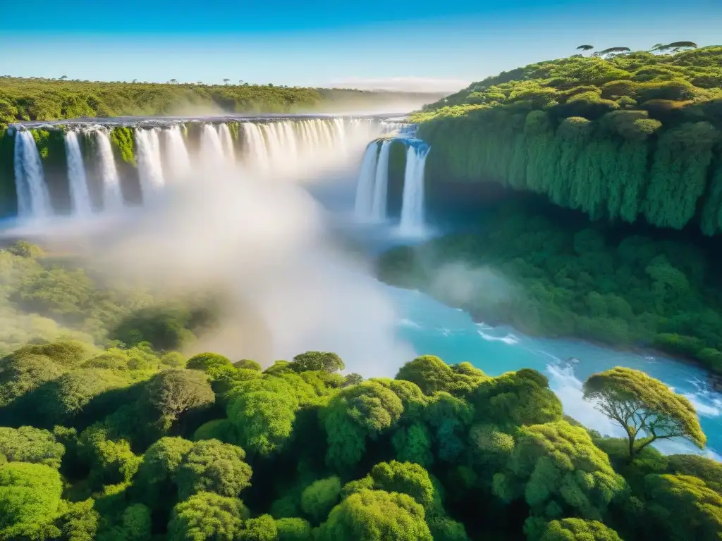 Un bosque exuberante en Uruguay, hogar de flora y fauna nativa