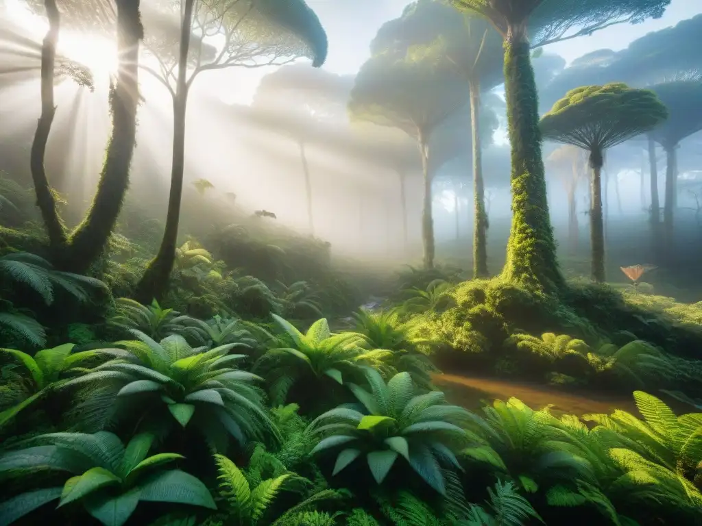 Un bosque lluvioso uruguayo intocado muestra su vida silvestre en armonía