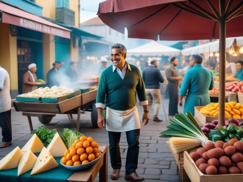 El bullicioso mercado de Montevideo rebosa de colores y sabores auténticos