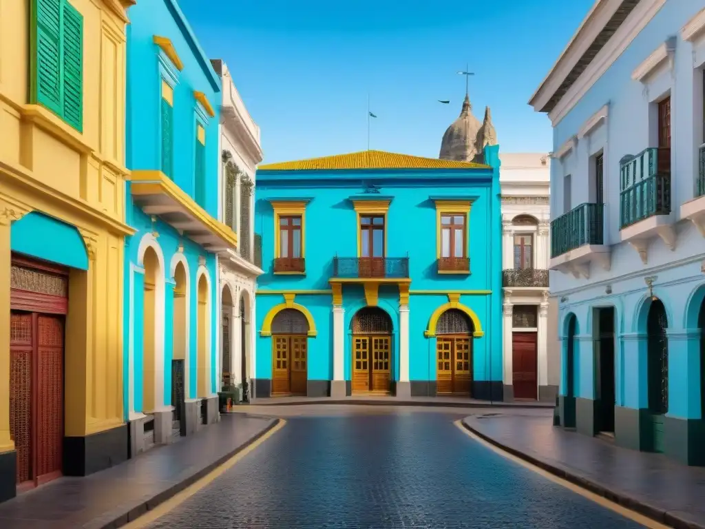 Explora las calles vibrantes de Montevideo, Uruguay, con sus edificios coloniales y mercados bulliciosos