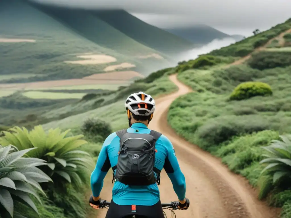 Ciclismo de montaña en Uruguay: Concentración y determinación en el desafiante sendero