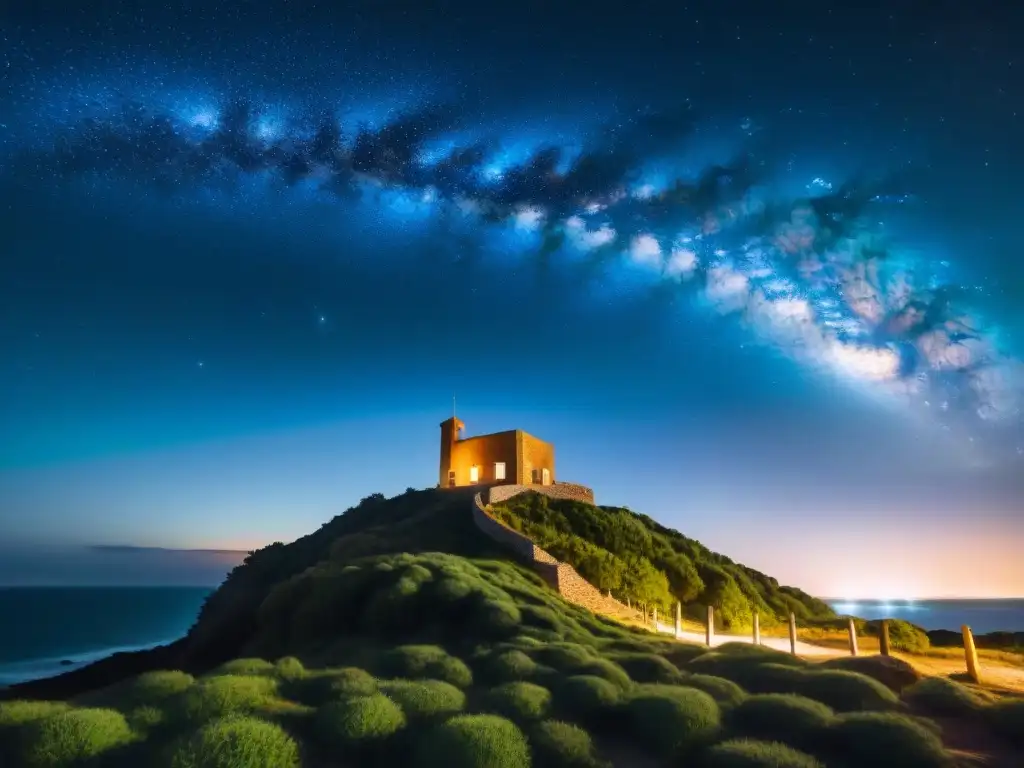 Fotografiando el cielo estrellado de Uruguay sobre Casapueblo