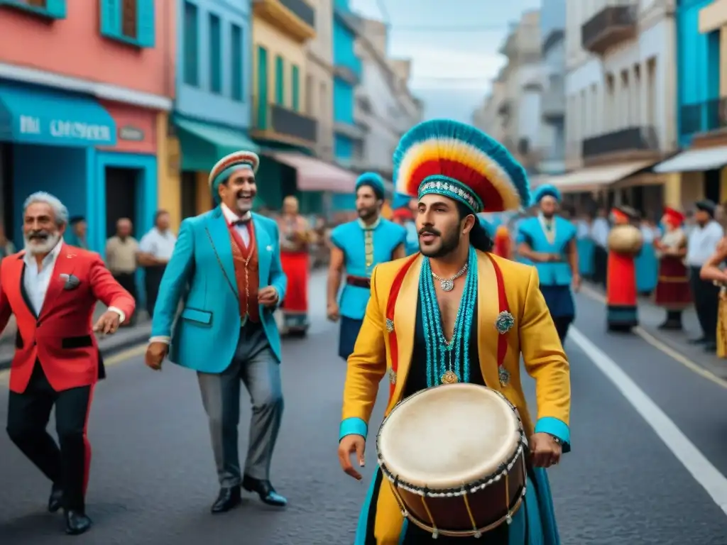 Una colorida murga en Montevideo, Uruguay, cautiva a la sociedad uruguaya con su energía y tradición