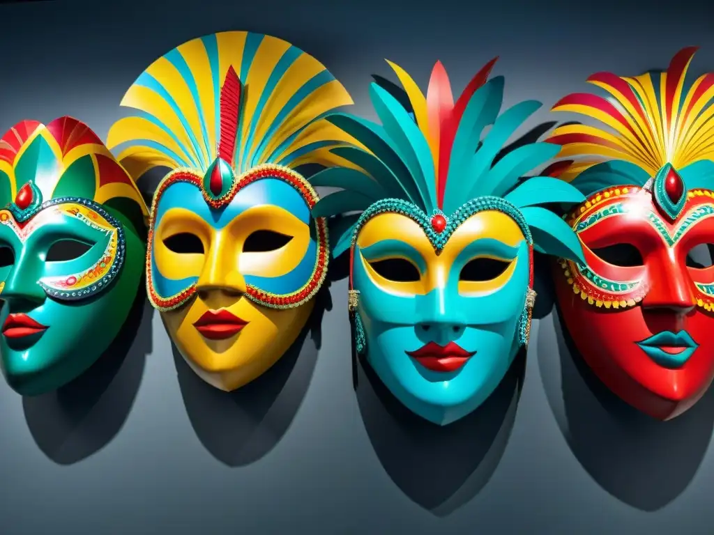 Coloridas máscaras de carnaval en un museo de Uruguay, Museos de Carnaval en Uruguay