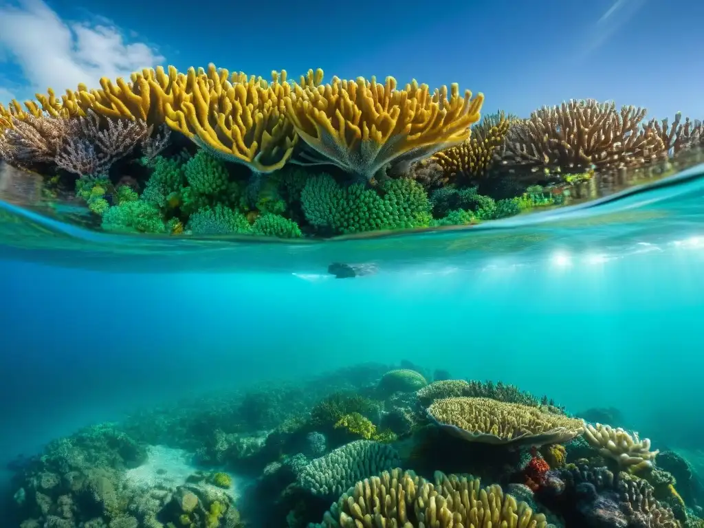 Descubre el colorido arrecife de coral y vida marina en aguas cristalinas de Uruguay