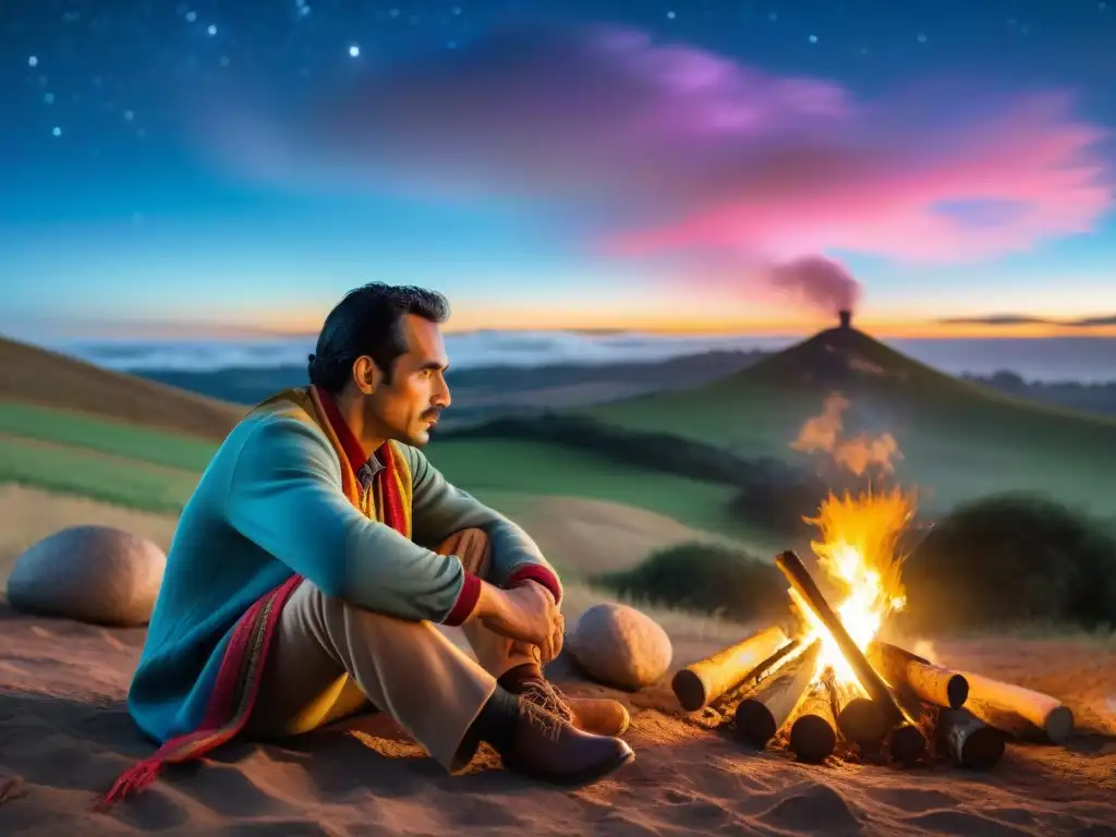 Contador de historias uruguayo cautiva audiencia bajo el cielo estrellado Un contador de historias uruguayo narra leyendas bajo las estrellas, uniendo a la comunidad en tradición oral