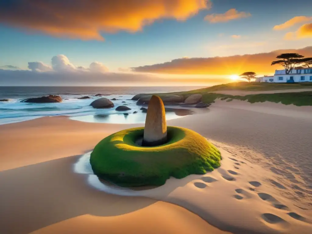 Explora la costa de Punta del Este al atardecer en Uruguay con herramientas digitales