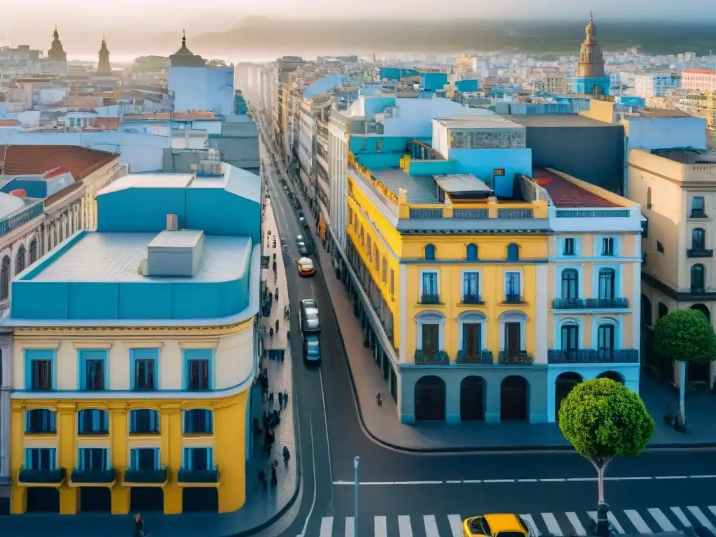 Coworking en Montevideo para Startups: La fusión de la arquitectura antigua y moderna en medio de la bulliciosa cultura emprendedora de la ciudad