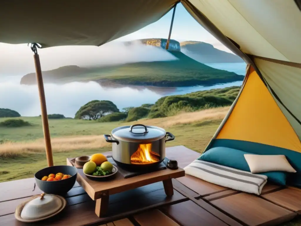 Prepara deliciosos platos gourmet en un campamento en Uruguay con kits de cocina camping gourmet