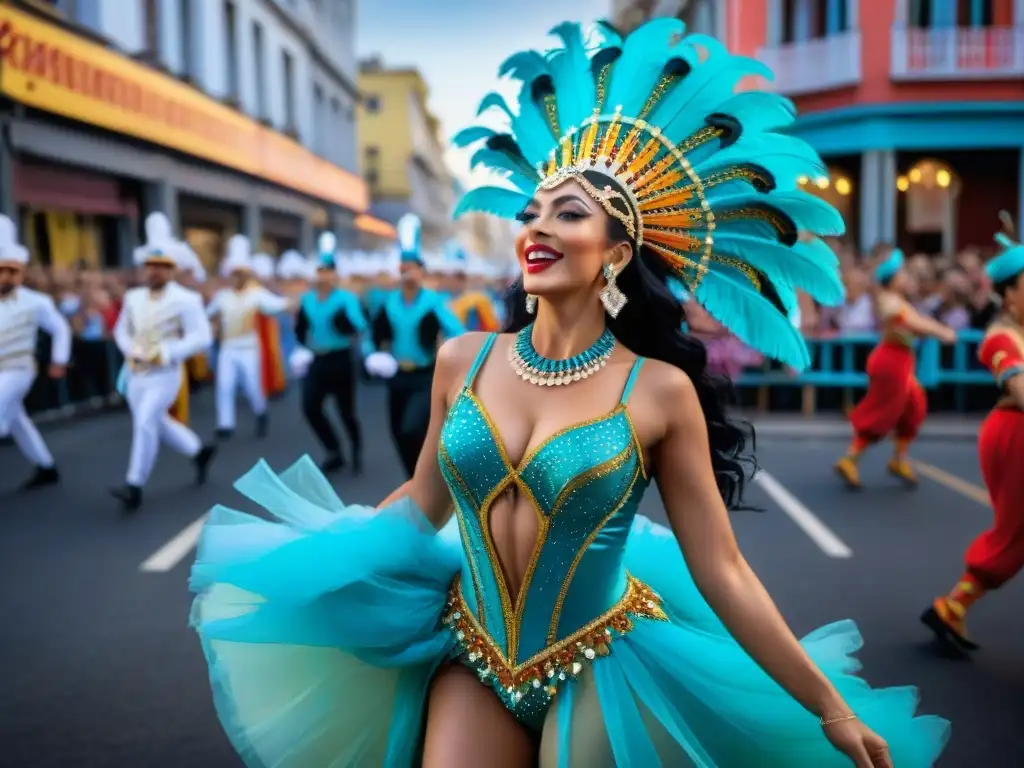 Deslumbrante carnaval en Montevideo: danza, música y pasión en las calles