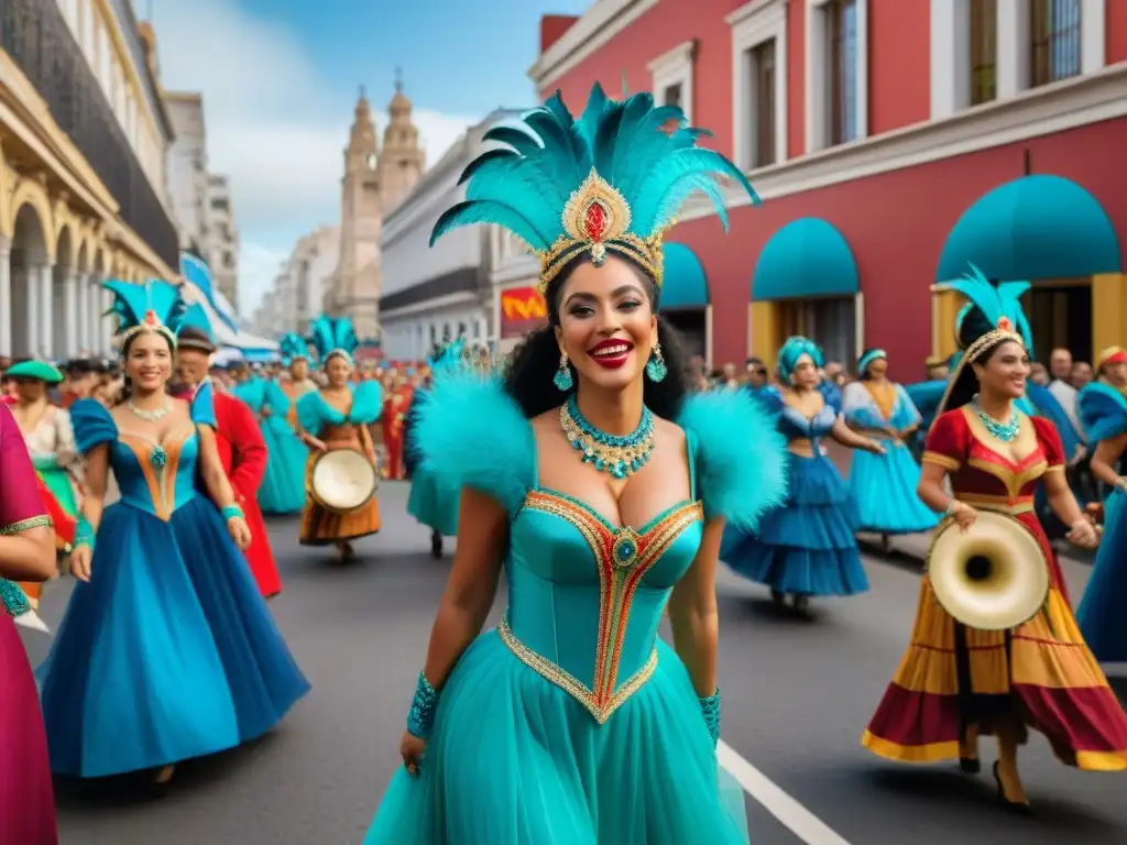 Deslumbrante Carnaval Uruguayo: tradición, color y música en las bulliciosas calles de Montevideo