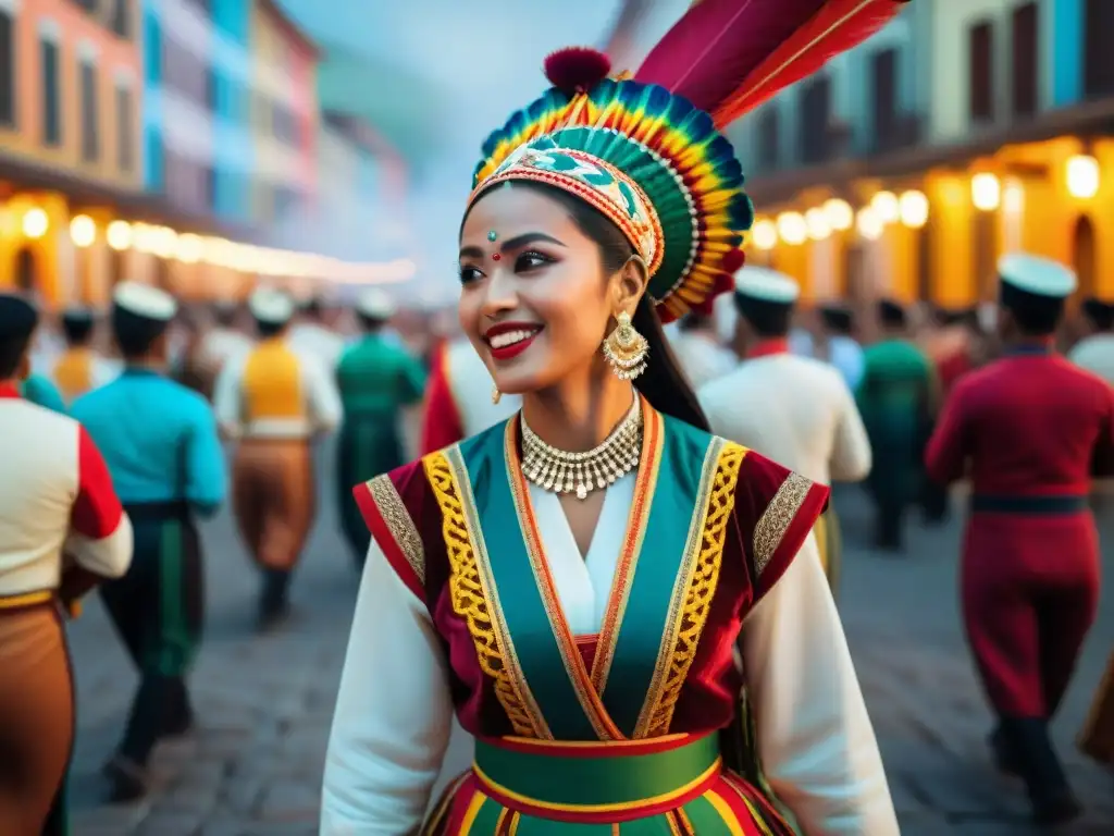 Deslumbrante desfile de artistas del mundo en el Festival Etnográfico Rivera