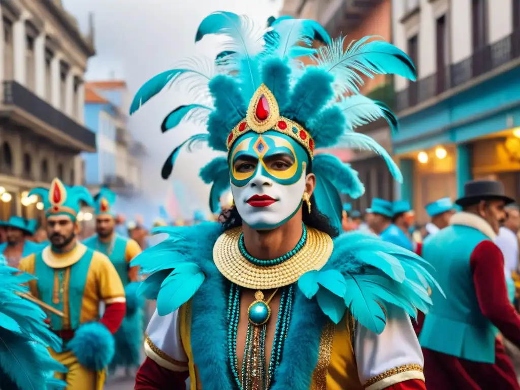 Deslumbrante desfile de 'Llamadas' en Carnaval Uruguay preservación fiesta grande