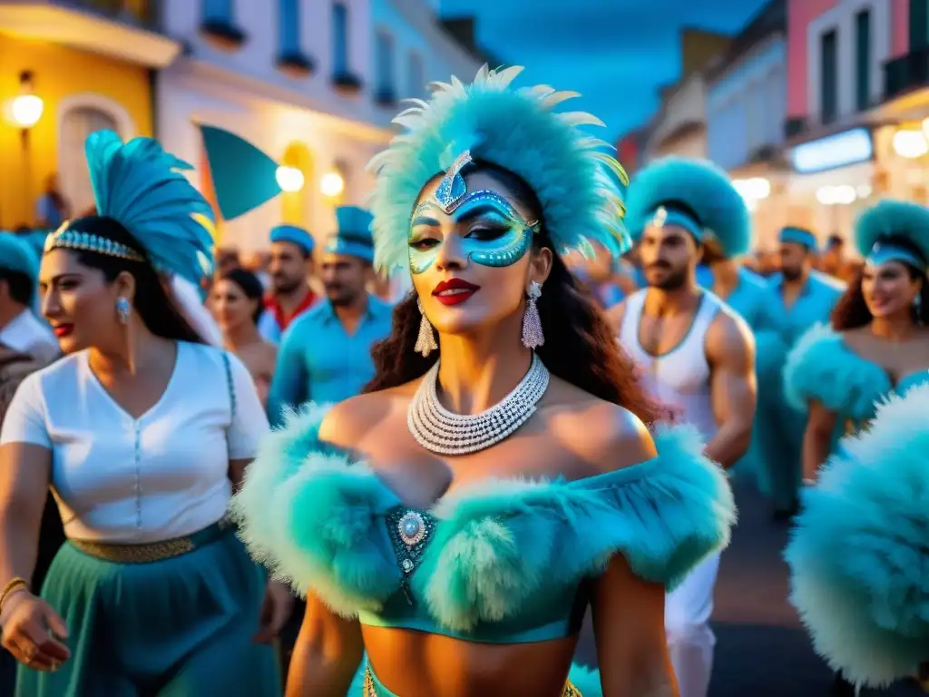 Deslumbrante tradición del Carnaval uruguayo: coloridas danzas y trajes vibrantes en las calles de Montevideo