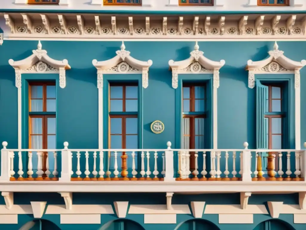 Detalles arquitectónicos de un hotel boutique histórico en Uruguay, reflejando lujo y tradición