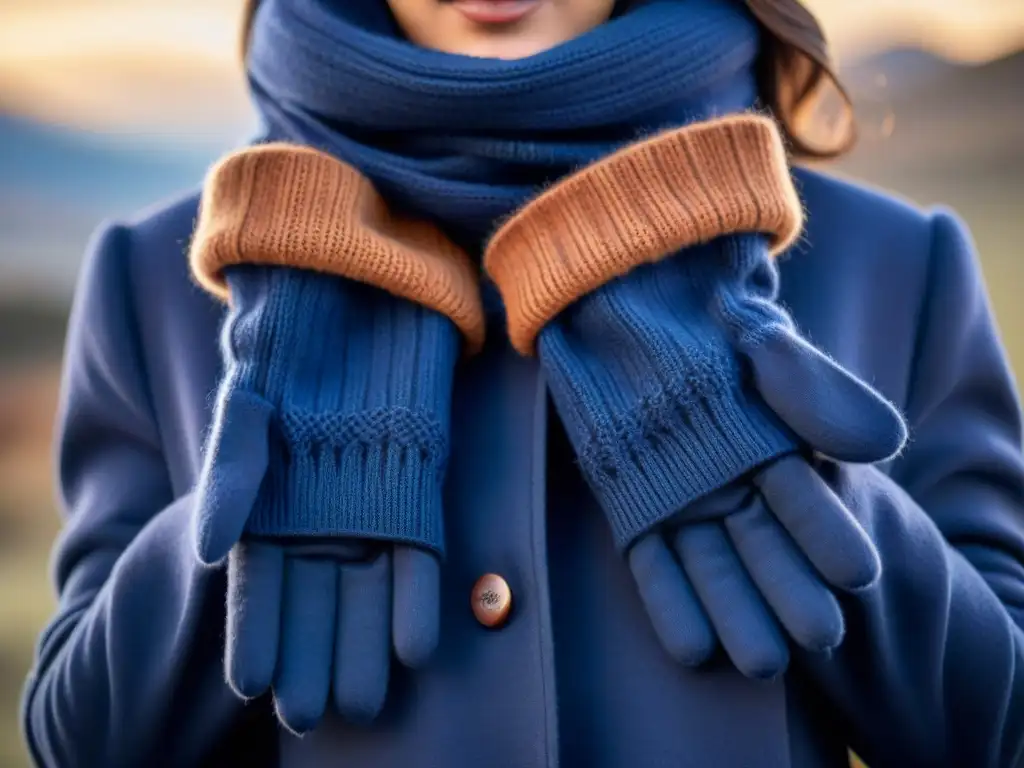 Detalles exquisitos en bufandas y guantes invierno Uruguay, tejidos en lana y cashmere