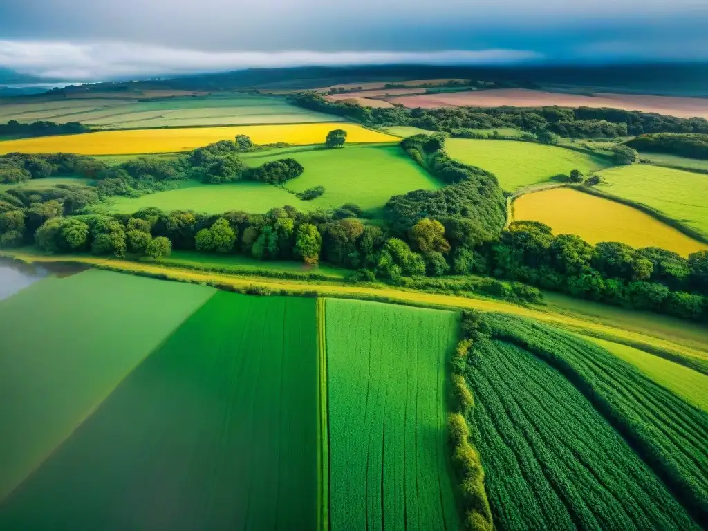 Drones capturan paisajes de Uruguay: campos verdes, ríos serpenteantes y pueblos rurales