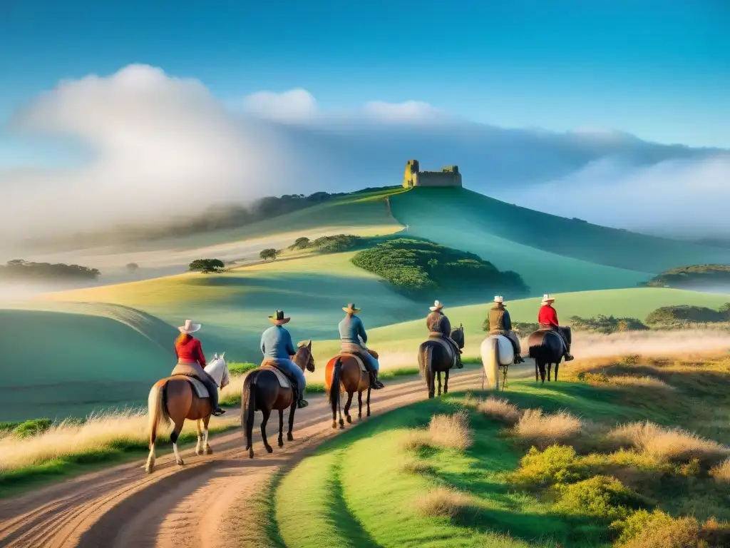 Un emocionante paseo a caballo en la campiña de Uruguay con diversidad de viajeros, promoviendo el Turismo rural inclusivo Uruguay