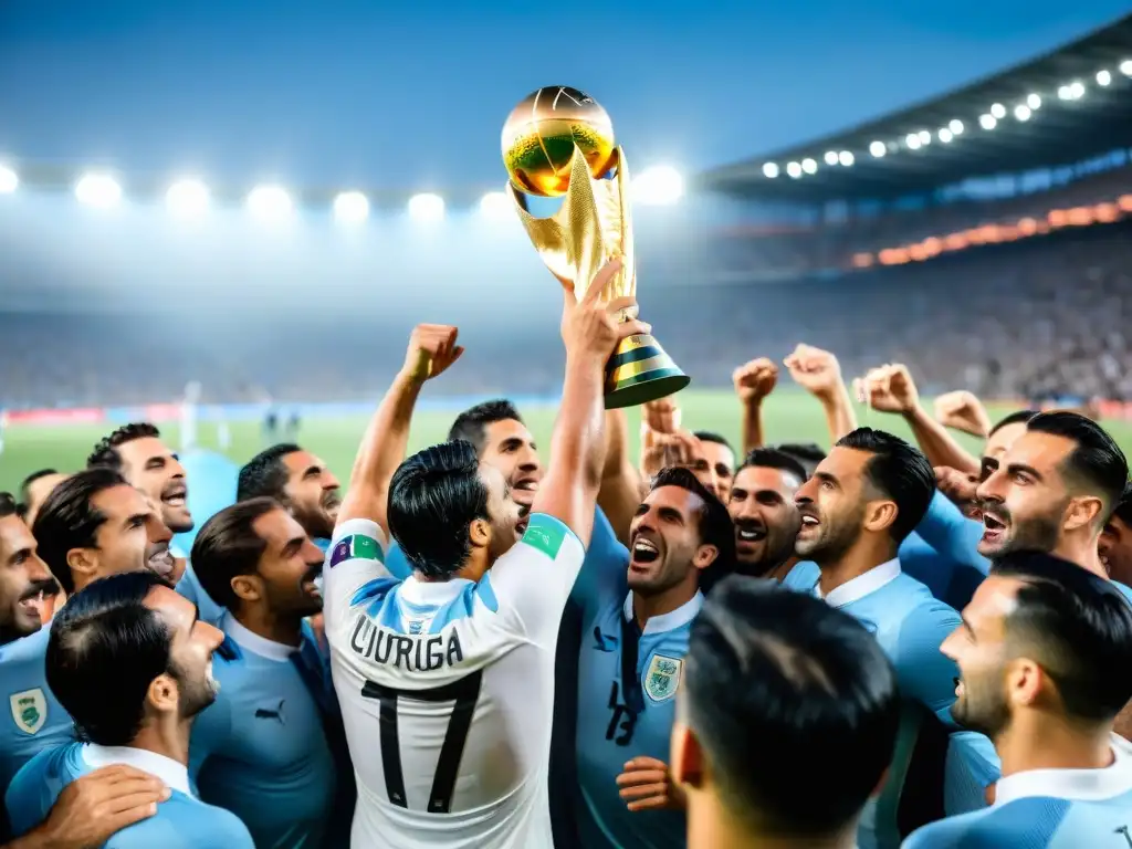 Emotiva celebración del primer Mundial: Uruguay Campeón en 1930 en el Estadio Centenario de Montevideo