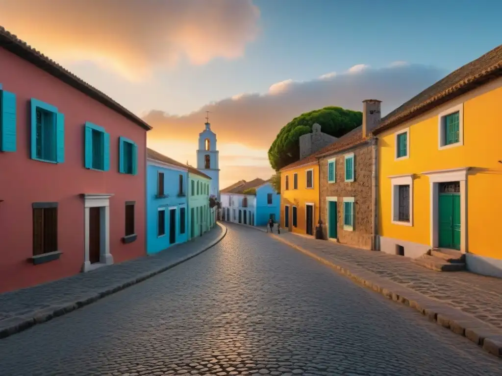 Descubre el encanto del casco histórico de Colonia del Sacramento al atardecer, Patrimonio Mundial Uruguay historias universales