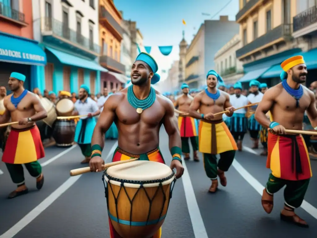 Encuentro de Tambores Candombe en Montevideo: vibrante celebración callejera con diversidad cultural y pasión por la música