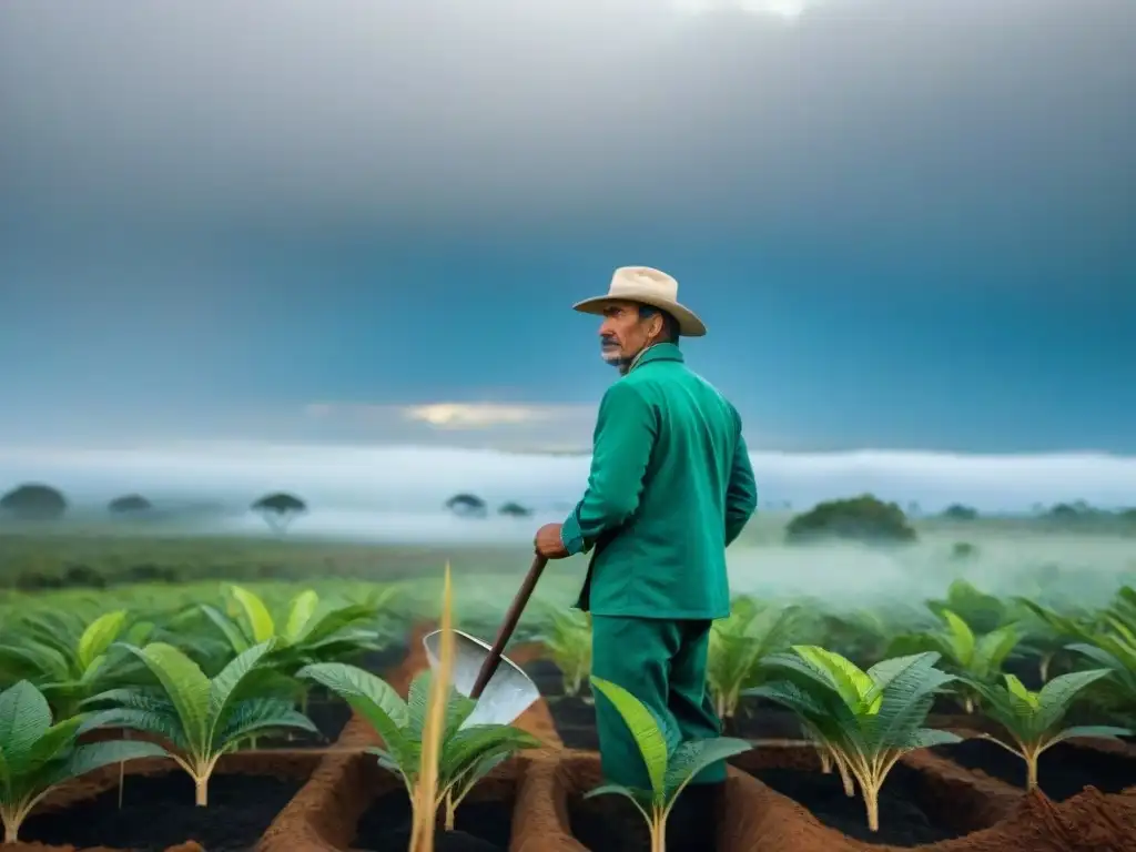 Equipo diverso de conservacionistas trabajando juntos en Uruguay, simbolizando proyectos internacionales de conservación