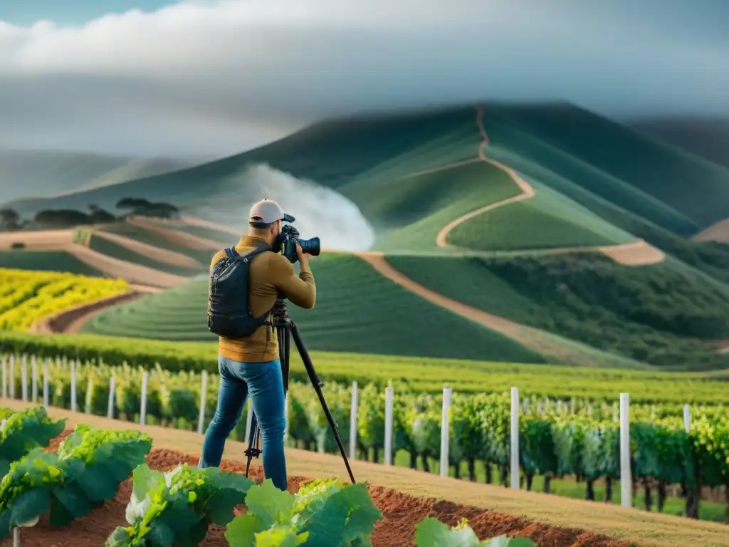 Equipo de fotografía aventura en Uruguay capturando la esencia de paisajes rústicos