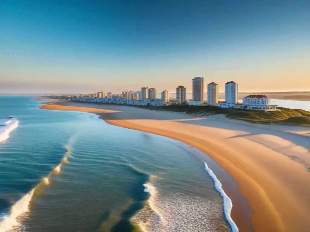 Espectacular atardecer en Punta del Este, Uruguay