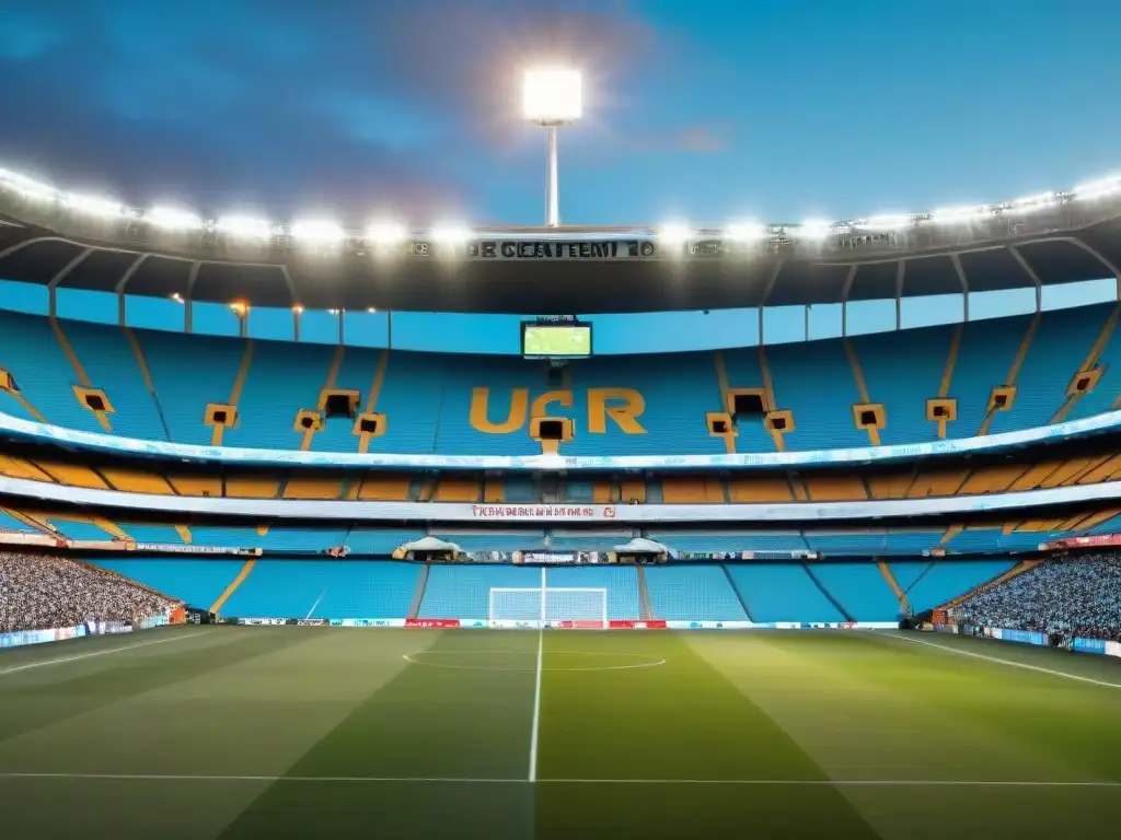 El Estadio Centenario en Montevideo, Uruguay, rebosante de pasión y orgullo por el fútbol uruguayo