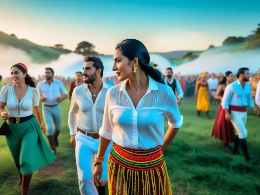 Evento rural en Uruguay: tradición, color y comunidad en celebración folclórica