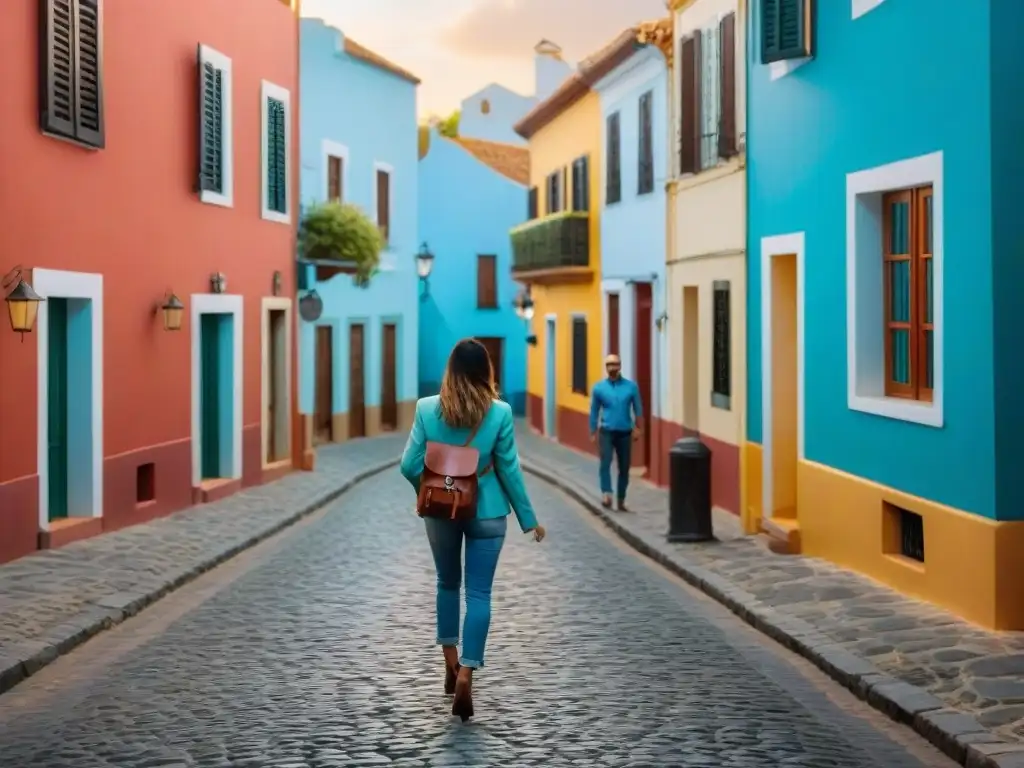 Exploradores disfrutan de las calles de Colonia del Sacramento