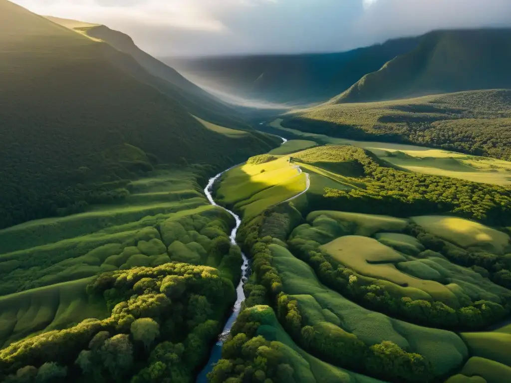 Exploradores disfrutan del trekking en Valle del Lunarejo, Uruguay, entre paisajes impresionantes