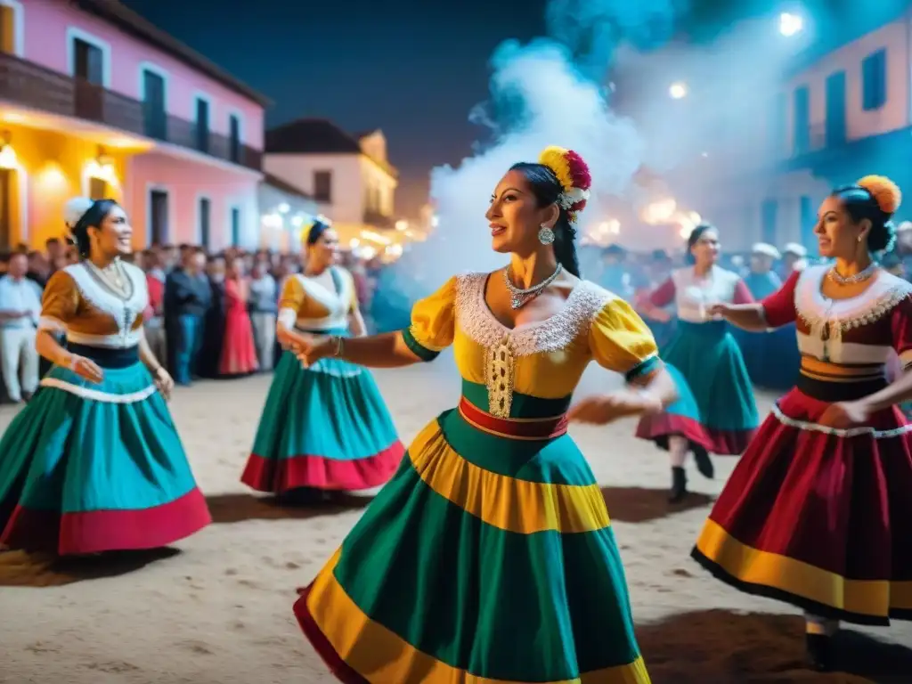 Explosión de energía y color en fiestas tradicionales Uruguay capturar movimiento