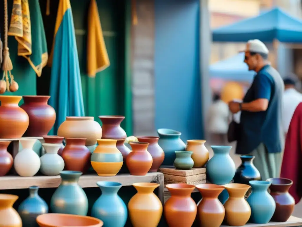 Ferias artesanales en Uruguay, historia y color en un mercado tradicional lleno de vida y artesanías hechas a mano