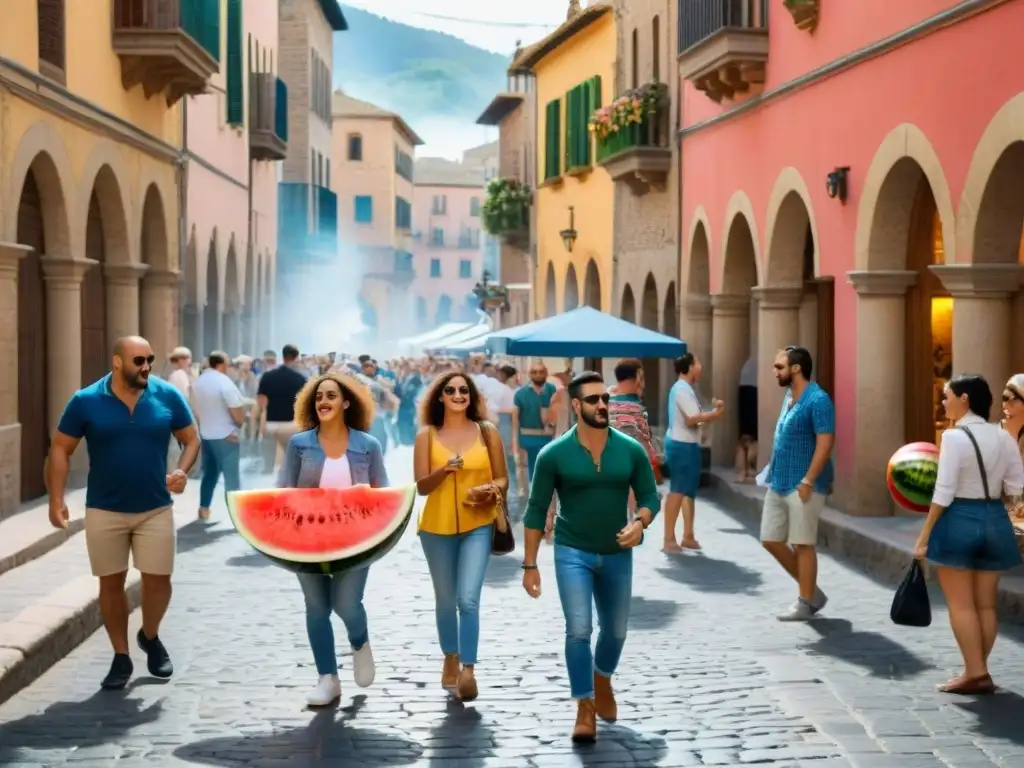 Festival de la Sandía en Cardona: Calles llenas de vida, colores y alegría durante la festividad anual