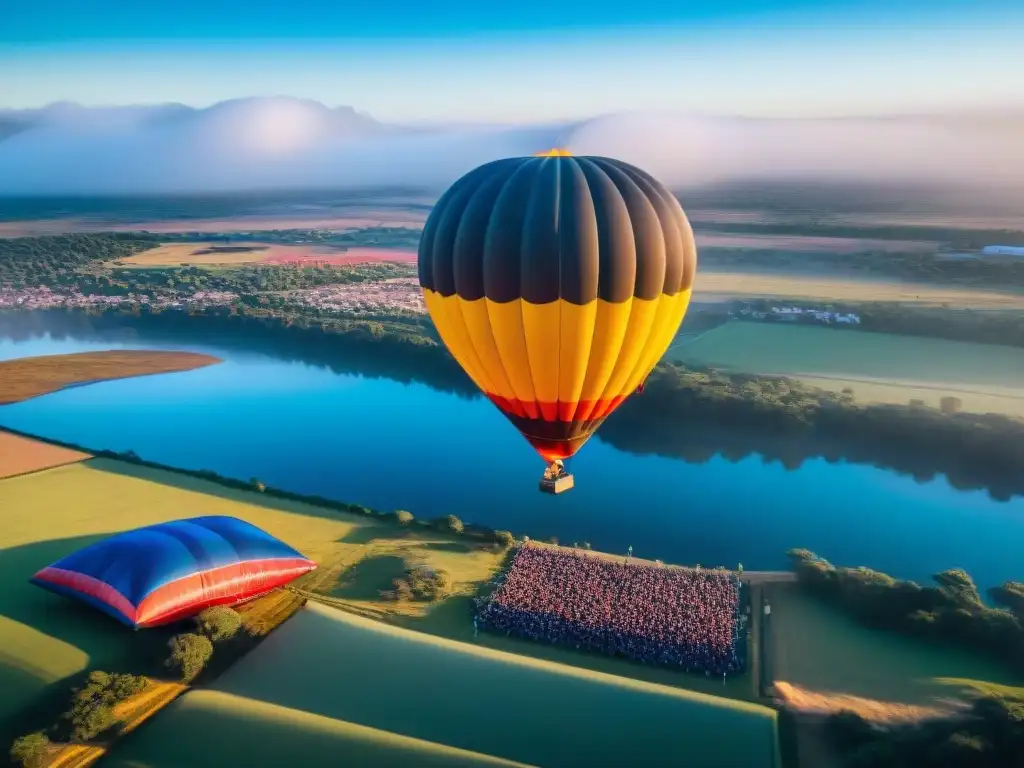 Festival de globos aerostáticos en Uruguay: un evento lleno de emoción y color en el cielo