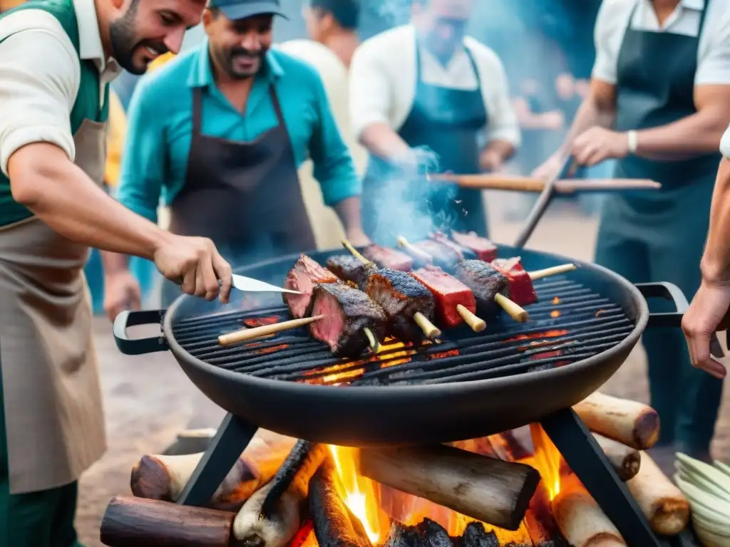 Fiesta de San Juan en Uruguay: Asado tradicional con vibrante celebración y comunitario espíritu festivo