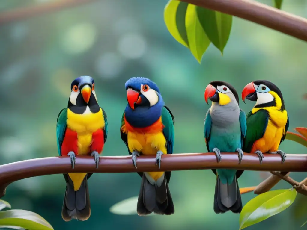 Grupo uruguayo de entusiastas criando aves nativas en Uruguay en un aviario biodiverso