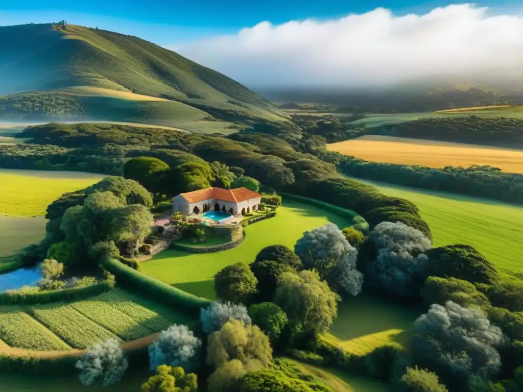 Hermoso hotel boutique en el campo de Uruguay, rodeado de naturaleza y tranquilidad