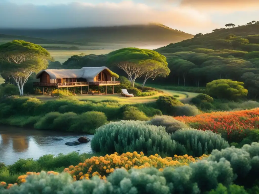 Hermoso hotel boutique en parajes naturales de Uruguay, rodeado de naturaleza serena y encantadora