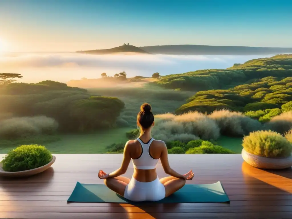 Un hotel boutique en Uruguay ofrece retiros de yoga y meditación en armonía con la naturaleza, al amanecer